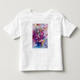 T-SHIRT POUR LES TOUS PETITS CLOWN ROSE MUSICAL