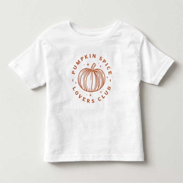 T-shirt Pour Les Tous Petits Club citrouille des amateurs d'épices (Devant)