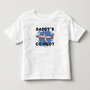 T-shirt Pour Les Tous Petits Co-Pilote Bébé - Co-Pilote de papa