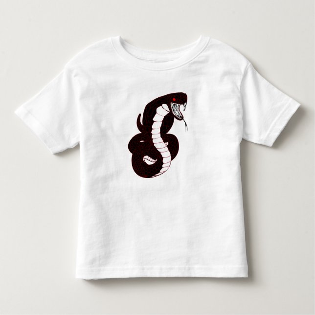 T-shirt Pour Les Tous Petits Cobra rouge d'échelle (Devant)