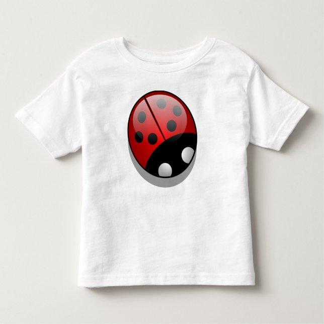 T-shirt Pour Les Tous Petits Coccinelle, coccinelle rouge, jolie coccinelle, co (Devant)