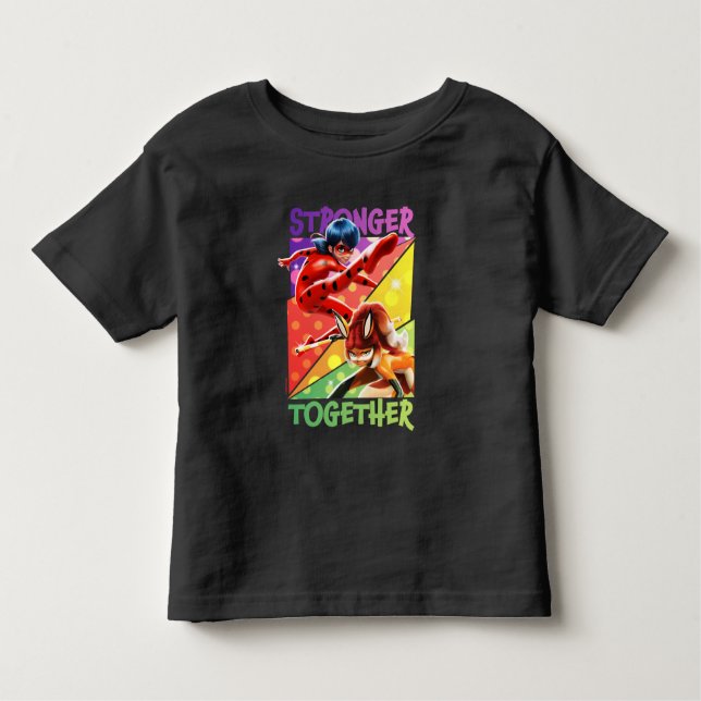 T-shirt Pour Les Tous Petits Coccinelle & Rena Rouge | Plus Fortes Ensemble (Devant)