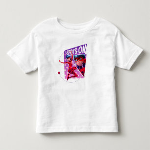 T-shirt Pour Les Tous Petits Coccinelle   Taches sur graphique violet