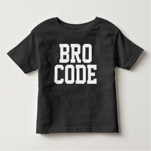 T-SHIRT POUR LES TOUS PETITS CODE DE BRO