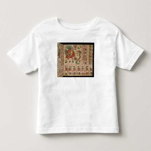 T-shirt Pour Les Tous Petits Codex aztèque Borbonicus (Devant)