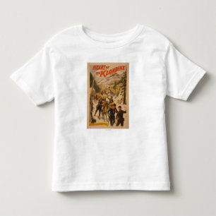 T-shirt Pour Les Tous Petits Coeur du Klondike - à travers le passage de