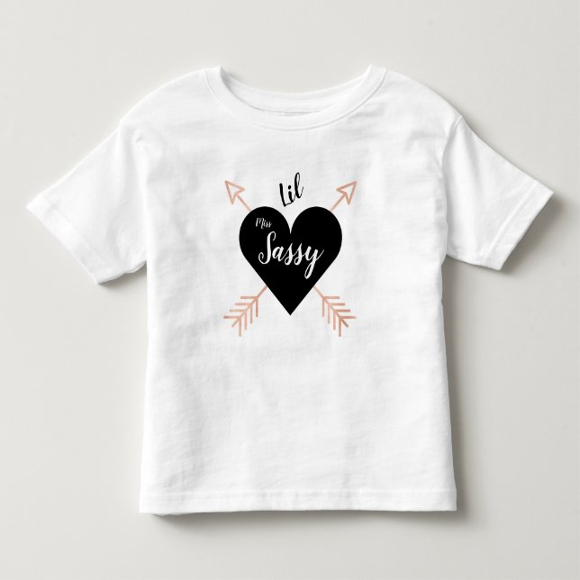T-shirt Pour Les Tous Petits Coeur et flèches (Devant)