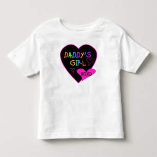 T-shirt Pour Les Tous Petits Coeur papa's Girl T Shirts and Gifts