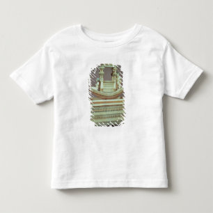 T-shirt Pour Les Tous Petits Coffre avec un bateau décoré de deux têtes