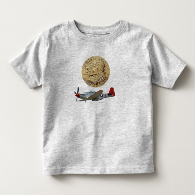 T-SHIRT POUR LES TOUS PETITS COIN D'AÉRONEF TUSKEGEE (Devant)