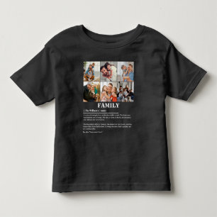 T-shirt Pour Les Tous Petits Collage de 6 photos personnalisé Définition de la