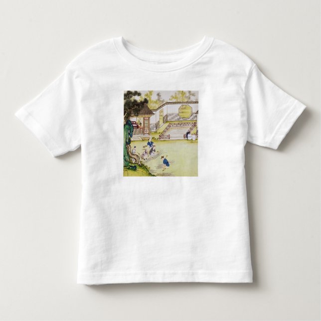 T-shirt Pour Les Tous Petits Collecte du bambou pour faire le papier (Devant)