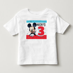 T-shirt Pour Les Tous Petits Collection Fun Birthday Mickey TEE personnalisé