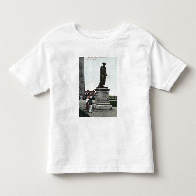 T-shirt Pour Les Tous Petits Colonel William Prescott Statue Scene (Devant)