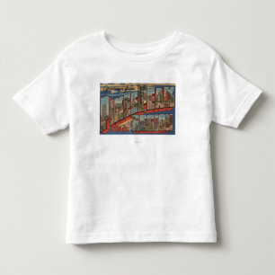 T-shirt Pour Les Tous Petits Colorado Springs, le Colorado - crête de brochets