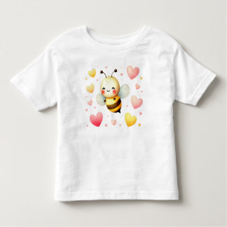 T-shirt Pour Les Tous Petits Coloré Happy Little Honey Bee mignonne