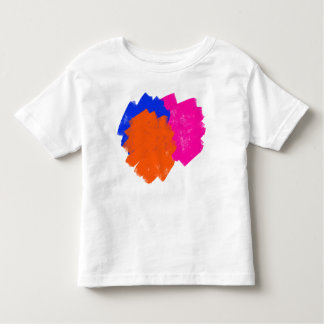 T-shirt Pour Les Tous Petits Coloré malpropre mignon éclabousse