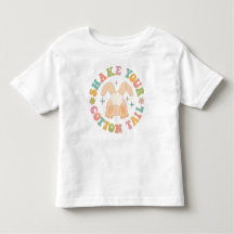 Coloré Retro Shake Your Cotton Tail Bunny Pâques