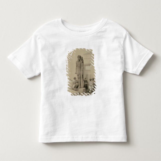 T-shirt Pour Les Tous Petits Colosse devant le temple de Wady Sabona (Devant)