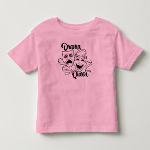 T-shirt Pour Les Tous Petits Comédie Et Tragédie Théâtre Masques Drama Queen Bl