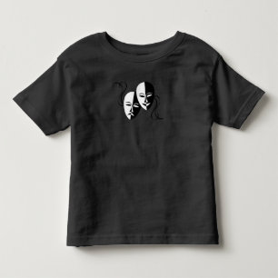 T-shirt Pour Les Tous Petits Comédie Tragédie Masques Acteur Cadeau