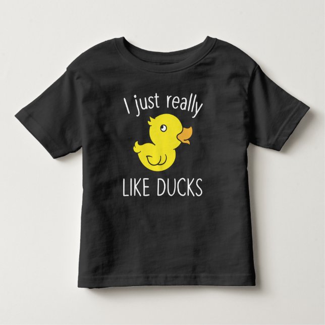 T-shirt Pour Les Tous Petits Comme Ducks Funny Duck Lover (Devant)
