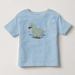 T-shirt Pour Les Tous Petits Comme l'eau outre du dos d'un canard
