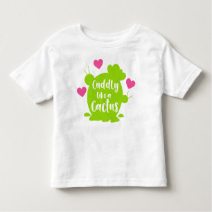 T-shirt Pour Les Tous Petits Comme Un Cactus, Cactus, Succulent, Coeurs