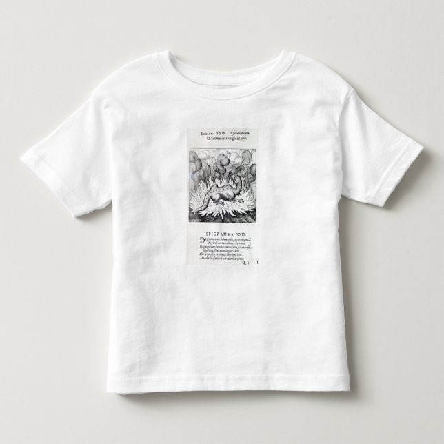 T-shirt Pour Les Tous Petits Comme vies de salamandre en feu (Devant)
