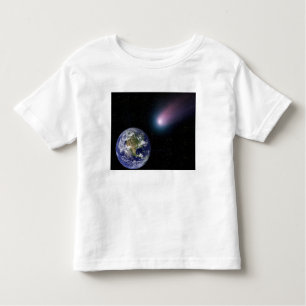 T-shirt Pour Les Tous Petits Composite numérique d'une comète se dirigeant vers