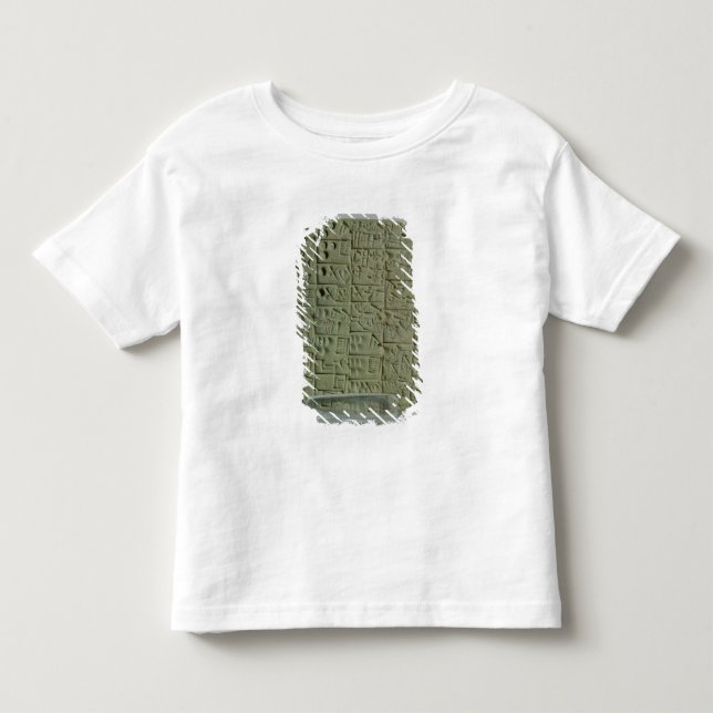 T-shirt Pour Les Tous Petits Comprimé avec le manuscrit cunéiforme (Devant)
