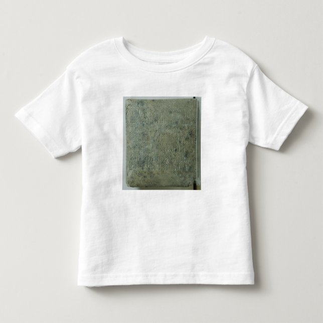 T-shirt Pour Les Tous Petits Comprimé avec le manuscrit cunéiforme (Devant)