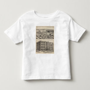 T-shirt Pour Les Tous Petits Comté de moulin de rouleau de ville de l'Arkansas
