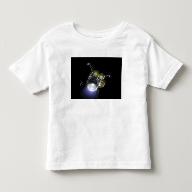 T-shirt Pour Les Tous Petits Concept de décollage d'un équipage (Devant)