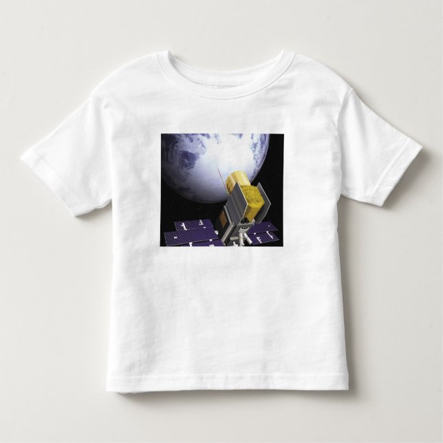 T-shirt Pour Les Tous Petits Concept de l'artiste sur la glace, le nuage (Devant)