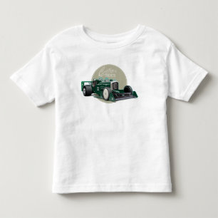T-shirt Pour Les Tous Petits Concept de voiture de course retro personnalisé
