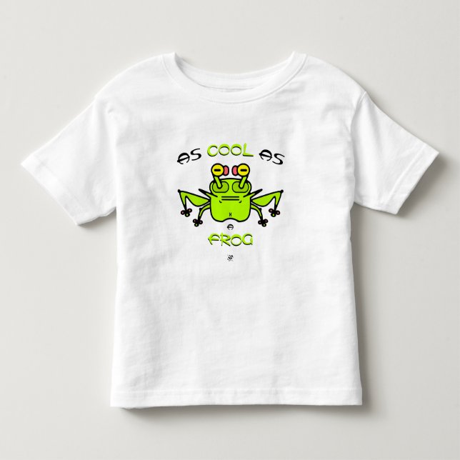 T-shirt Pour Les Tous Petits Conception de devise de personnage de dessin animé (Devant)