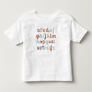 T-shirt Pour Les Tous Petits Conception de l'alphabet