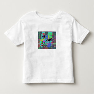 T-shirt Pour Les Tous Petits conception du réseau neon 90s 80s