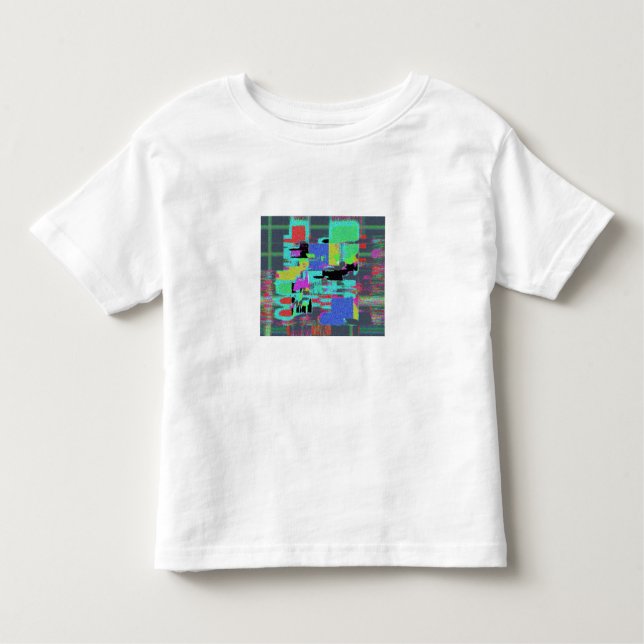 T-shirt Pour Les Tous Petits conception du réseau neon 90s 80s (Devant)