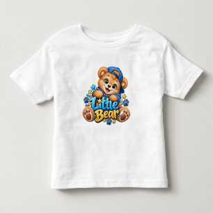T-shirt Pour Les Tous Petits Conception Little Bear Boy Blue (Garçon)