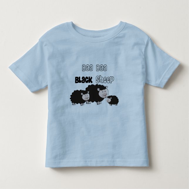 T-shirt Pour Les Tous Petits Conceptions "moutons noirs de moutons noirs de (Devant)