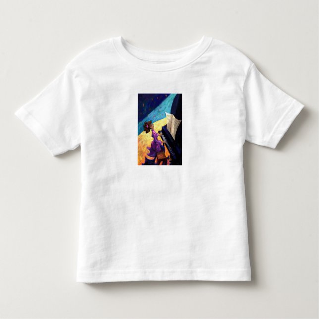 T-shirt Pour Les Tous Petits Concert de piano (Devant)