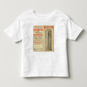 T-shirt Pour Les Tous Petits Concession de terre Washington et Orégon