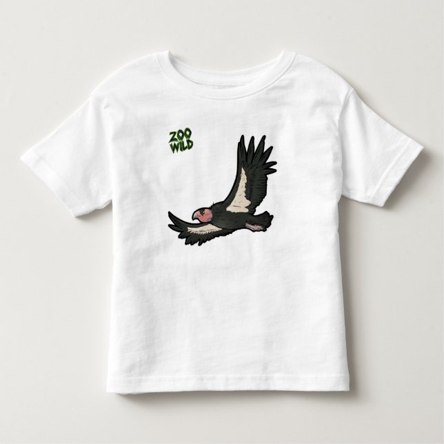 T-shirt Pour Les Tous Petits Condor de Californie (Devant)