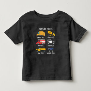 T-shirt Pour Les Tous Petits Conducteur Cool de recyclage des ordures pour les