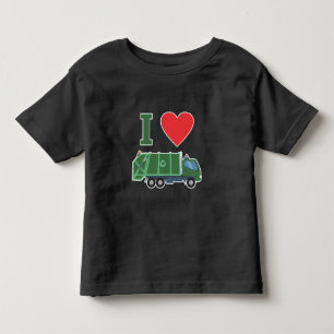 T-shirt Pour Les Tous Petits Conducteur de recyclage des ordures pour les enfan