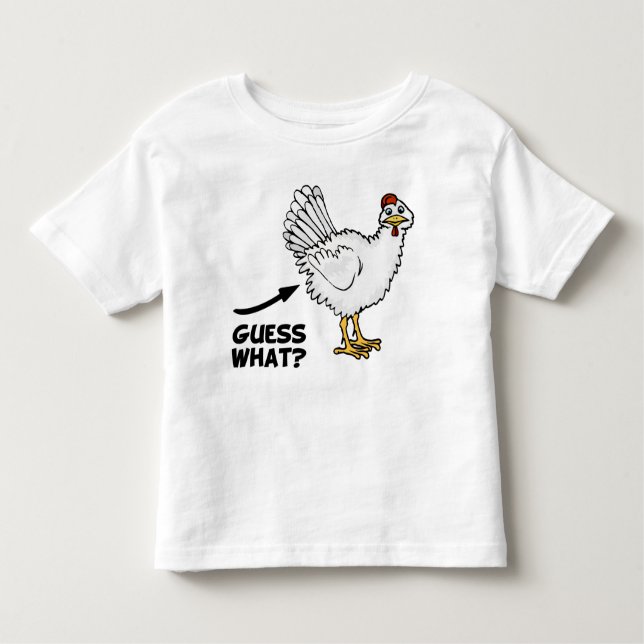T-shirt Pour Les Tous Petits Conjecture quel bout de poulet (Devant)
