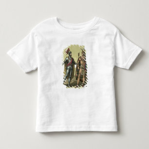 T-shirt Pour Les Tous Petits Conquérant avec un chef de Natif américain