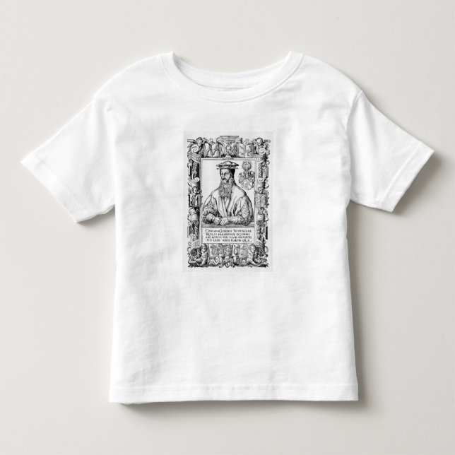 T-shirt Pour Les Tous Petits Conrad Gesner (Devant)